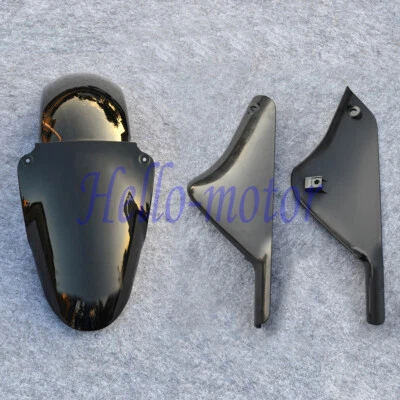 Bright Black Front fender mudguard fit For Kawasaki ninja zx-6r 2000-2002 2001 Foto 1 de 2