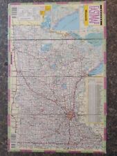 Vintage Map-1996 The H.M Gousha Company Minnesota Fast Map Laminated 11x17