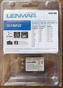New! Lenmar Li-Ion Camera Battery - DLCS40 for Olympus Camedia, Stylus and Sanyo - Picture 1 of 3