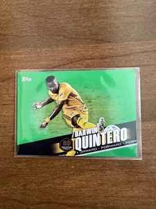 2022 Topps MLS Green Parallel Darwin Quintero 75/75 Houston Dynamo Soccer Card - Picture 1 of 2