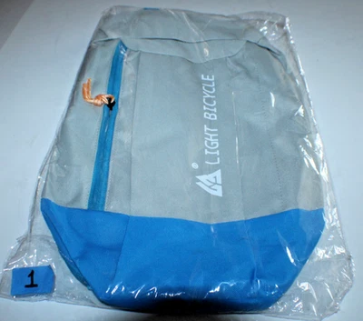 Mochila de bicicleta leve cinza azul leve ajustável frete grátis!! - Imagem 1 de 4