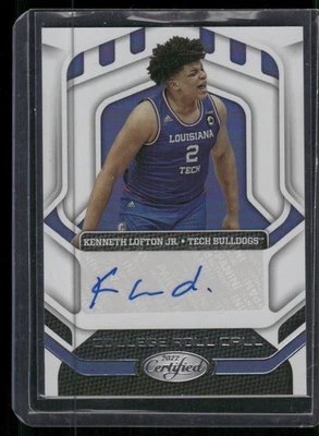 KENNETH LOFTON JR. 2022 Panini Chronicles Certified Draft Picks Rookie Auto - Image 1 of 2