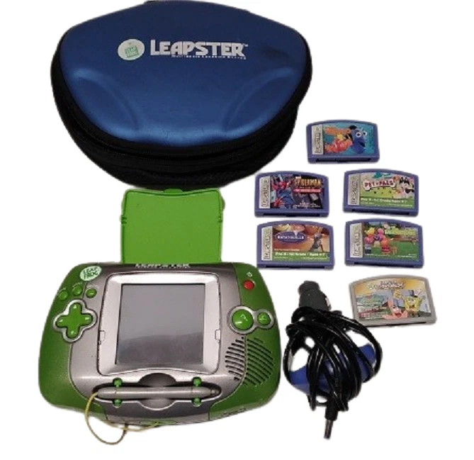 Leap Frog Leapster Multimedia Learning Game System w/ 6 Games - Finding Nemo+ - Image 1 of 4