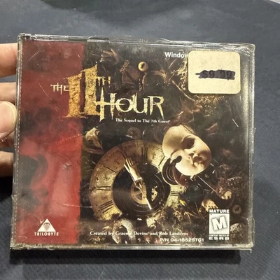 SEALED Vintage 1995 The 11th Hour the sequel to the 7th Guest PC CD Jewel Case - Image 1 of 4