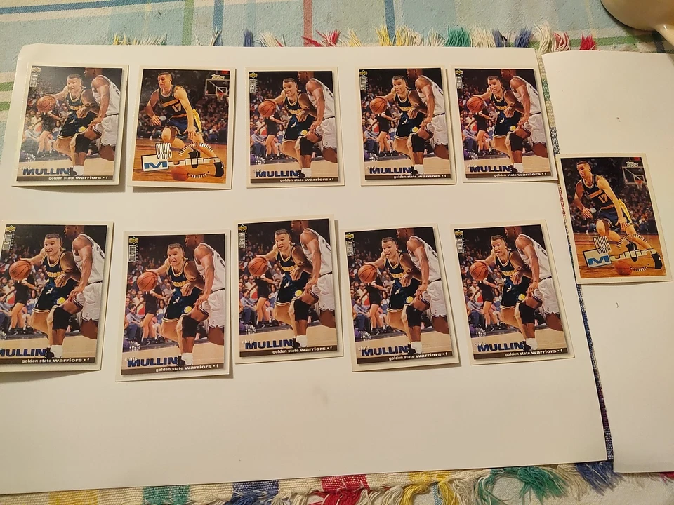 11 tarjetas de baloncesto de Chris Mullin 1995 Foto 1 de 4