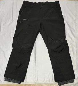 Pantalones Patagonia Para Hombres 2XL Negro Polvo Bowl Gore Tex RECCO Esquí Nieve Impermeable - Imagen 1 de 14