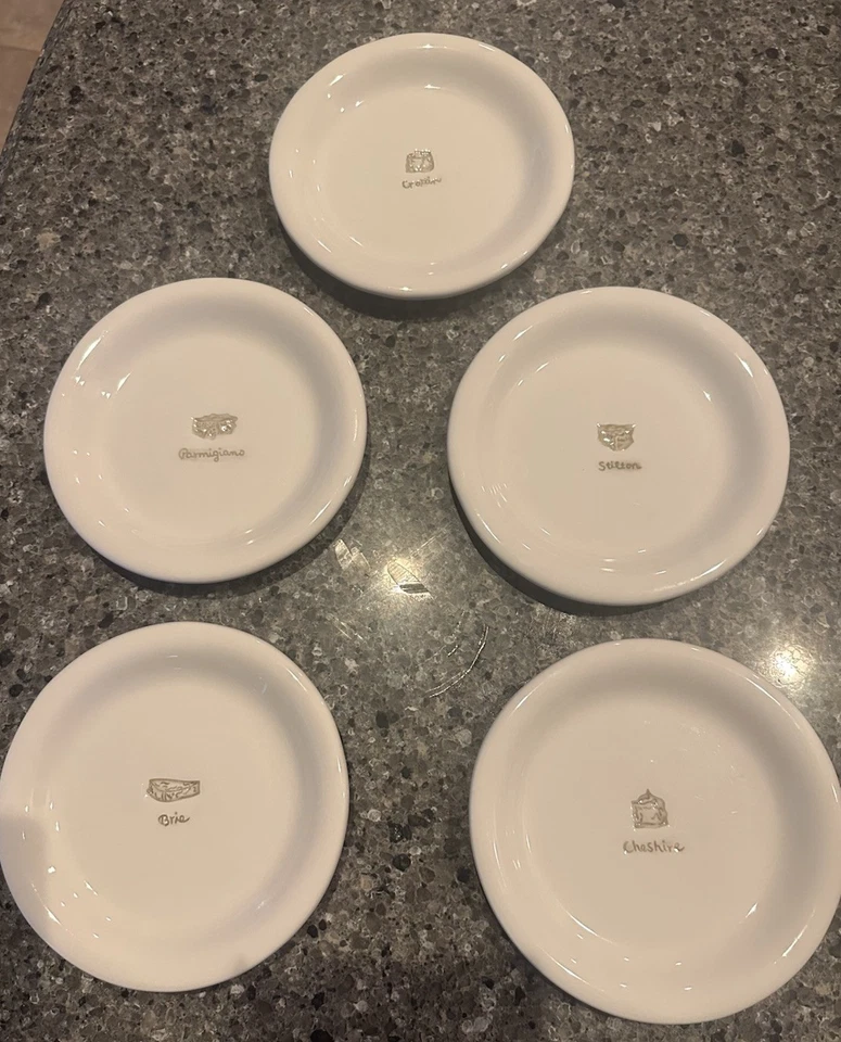 Williams Sonoma Set 5 Platos de Queso Aperitivo Servir Foto 1 de 4