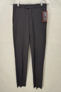 Smitty Men Pants 29 Black 100% Polyester Basketball Officials Flat Front Apparel - Picture 1 of 22