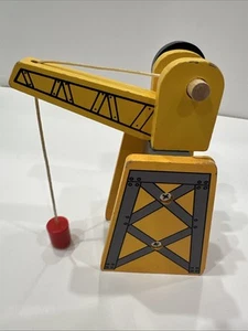 Wooden Magnetic train Set Crane Thomas/brio - Picture 1 of 5