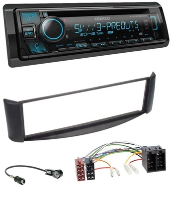 Kenwood Bluetooth USB CD MP3 DAB Autoradio für Smart ForTwo (1998-2007) - Bild 1 von 4