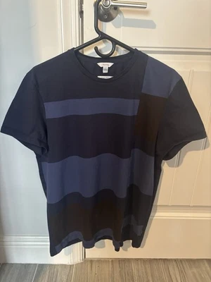 Мужская футболка Calvin Klein Liquid Touch хлопок короткий рукав синий/коричневый большой размер - Изображение 1 из 3