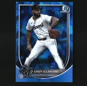 2025 Bowman Chrome Sapphire Sandy Alcantara Miami Marlins - Bild 1 von 2