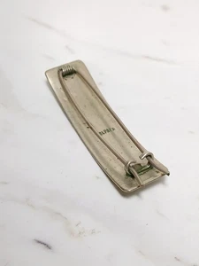 Vintage Alpaka Mexiko Silber Haarspange Clip - Bild 1 von 9