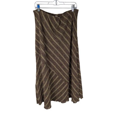 Christopher & Banks Falda Marrón Academia Modesta Talla L Largo 36 "Cintura 33-36" Foto 1 de 4