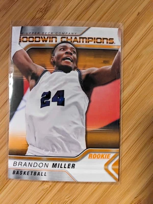 Brandon Miller 2023 Goodwin Champions Orange Insert - Image 1 of 2