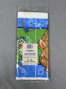Rare Vintage Bear In The Big Blue House Jim Henson Party Tablecloth 96x54 Sealed - Picture 1 of 3