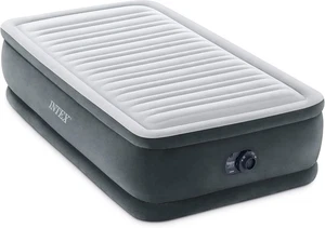 Intex Twin 18" Dura-Beam Air Mattress w/ Built-In Pump Comfort-Plush Grey - Picture 1 of 11