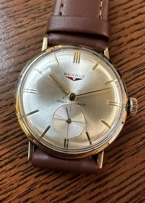 Reloj Vintage Benrus DN 451 (ETA 1281) 10K RGP Manual 32mm - ¡Funcionando! Foto 1 de 4