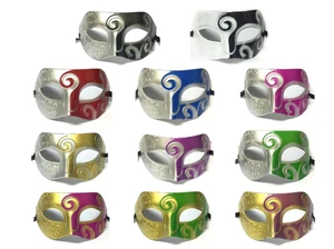 11 Roman Greek Venetian Masquerade Mask Halloween Costume Party Mardi Gras(K18) - Picture 1 of 16