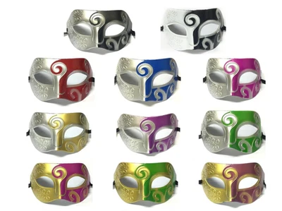 11 Roman Greek Venetian Masquerade Mask Halloween Costume Party Mardi Gras(K18) - Image 1 of 4