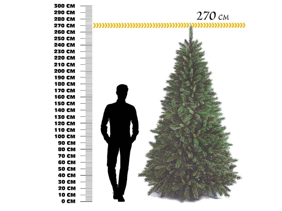 Albero New Tiffany 270cm 2243 Rami D165cm $ - Immagine 1 di 1