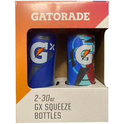 Botellas de agua exprimidora de montaje Gatorade GX 30 oz, paquete de 2 Foto 1 de 2