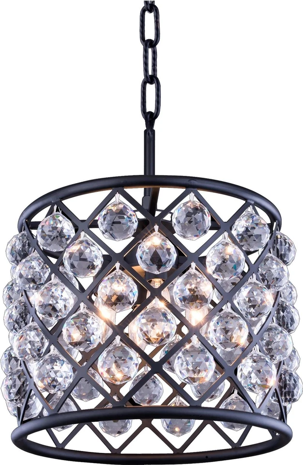Madison Pendant Lamp-Mocha Brown and Crystals - Image 1 of 1