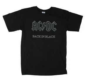 MAGLIETTA ACDC BACK IN BLACK OFFICIAL T SHIRT S - Imagen 1 de 1