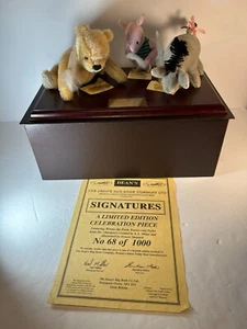 Dean's Rag Book Winnie The Pooh Eeyore Piglet Collection Lim. Ed 68/1000 - Picture 1 of 7