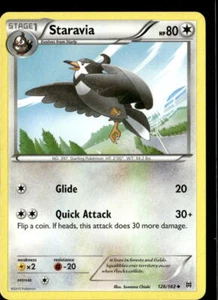 Pokemon Staravia 126/162 BREAKthrough Non Holo Uncommon LP - Picture 1 of 2