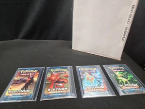 New Sealed Pokemon PLATINUM RISING RIVALS - 4 Booster Pack Art Set - Picture 1 of 13