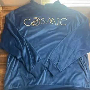 Pusheen Cat Cosmic Blue Moon Velour Sweatshirt Pullover Hoodie 3XL *see Descrip* - Picture 1 of 9