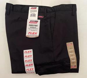 Dickies Mens Cargo Pant Relaxed Fit Straight Leg Black Sz 44X32 - Bild 1 von 1