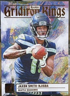 2023 Donruss Rookie Gridiron Kings Jaxon Smith-Njigba No. 7 Seahawks - Image 1 of 2