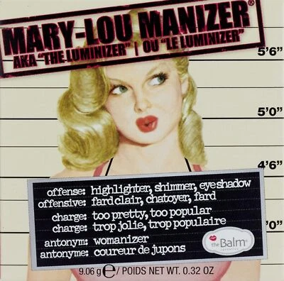 theBalm Mary-Lou Manizer Honey-Hued Luminizer, Highlighter, Shadow & Shimmer, - Image 1 of 4