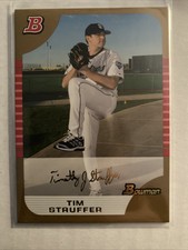 2005 Bowman Draft Gold Tim Stauffer #BDP10