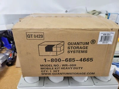 Quantum Storage Systems set of 4 casters  WR-00H New In The Box  - Image 1 of 4