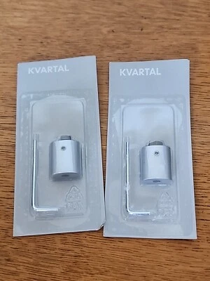 Soporte de montaje en techo de aluminio plateado IKEA Kvartal 300.793.65 Foto 1 de 4