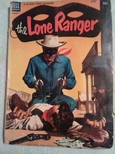 ¡Lone Ranger #68 1954 Dell Comic Golden Age Apache Pass! - Imagen 1 de 8