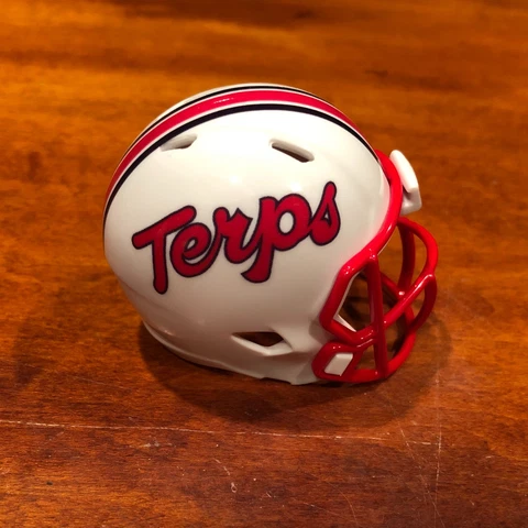 Maryland Terrapins 2001-2010 custom pocket pro helmet Terps UM Big Ten ACC Cover