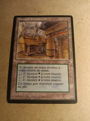 MTG Magic the Gathering Bourg d'An-havva Homelands NM French 1995 Uncommon - Image 1 of 2