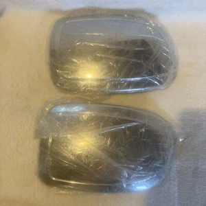  Mirror Covers Fits Cadillac Escalade 2002-2006 Chrome Color Plastic - Picture 1 of 5