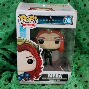 Funko Pop Heroes Aquaman Mera #246 Vinyl Figure NIB DC Comics AMBER Heard - Picture 1 of 11