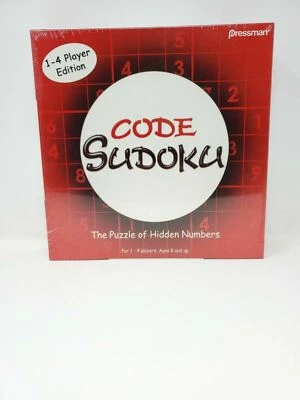 Code Sudoku Hidden Numbers Game 2006 By Pressman New & Factory Sealed! - Image 1 of 3