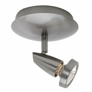  Access Lighting Mirage 1-Light Brushed Steel Swivel Spotlight  - Picture 1 of 1