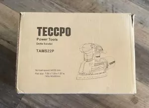 TECCPO Detailschleifer, 14.000 OPM Kompakt-Elektroschleifer mit 12 Stück Schleifpapier - Bild 1 von 3