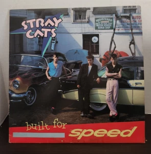 Stray Cats Built For Speed 1982 Vinyl Album 33RPM 12" Classic Rock-A-Billy - Picture 1 of 6