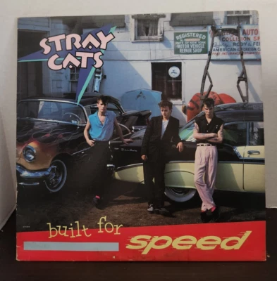 Stray Cats Built For Speed 1982 Vinyl Album 33RPM 12" Classic Rock-A-Billy - Image 1 of 4
