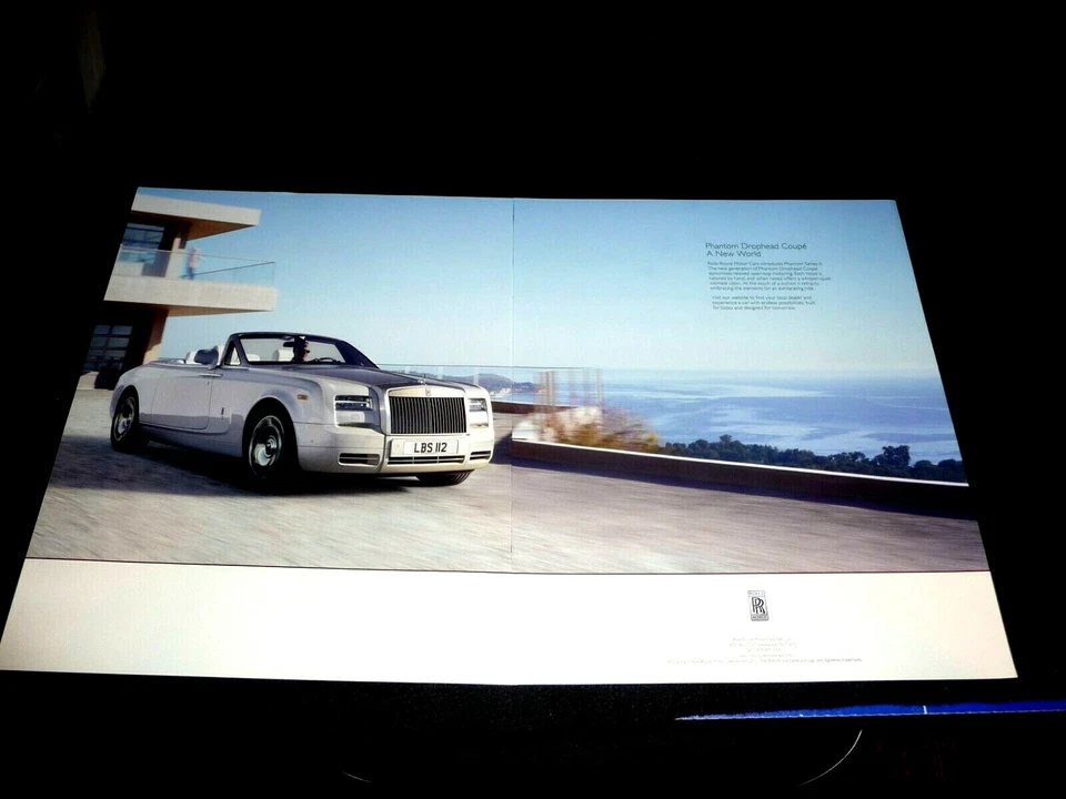 ROLLS-ROYCE PHANTOM DROP HEAD COUPE' ADVERTISEMENT 2012 A NEW WORLD - Image 1 of 1