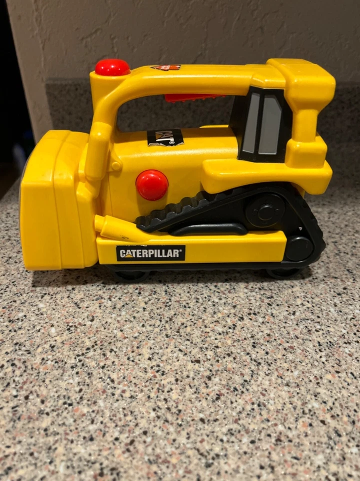 Caterpillar Niños Bulldozer Linterna Juguete Infantil Luces Sonidos Portátil Foto 1 de 1